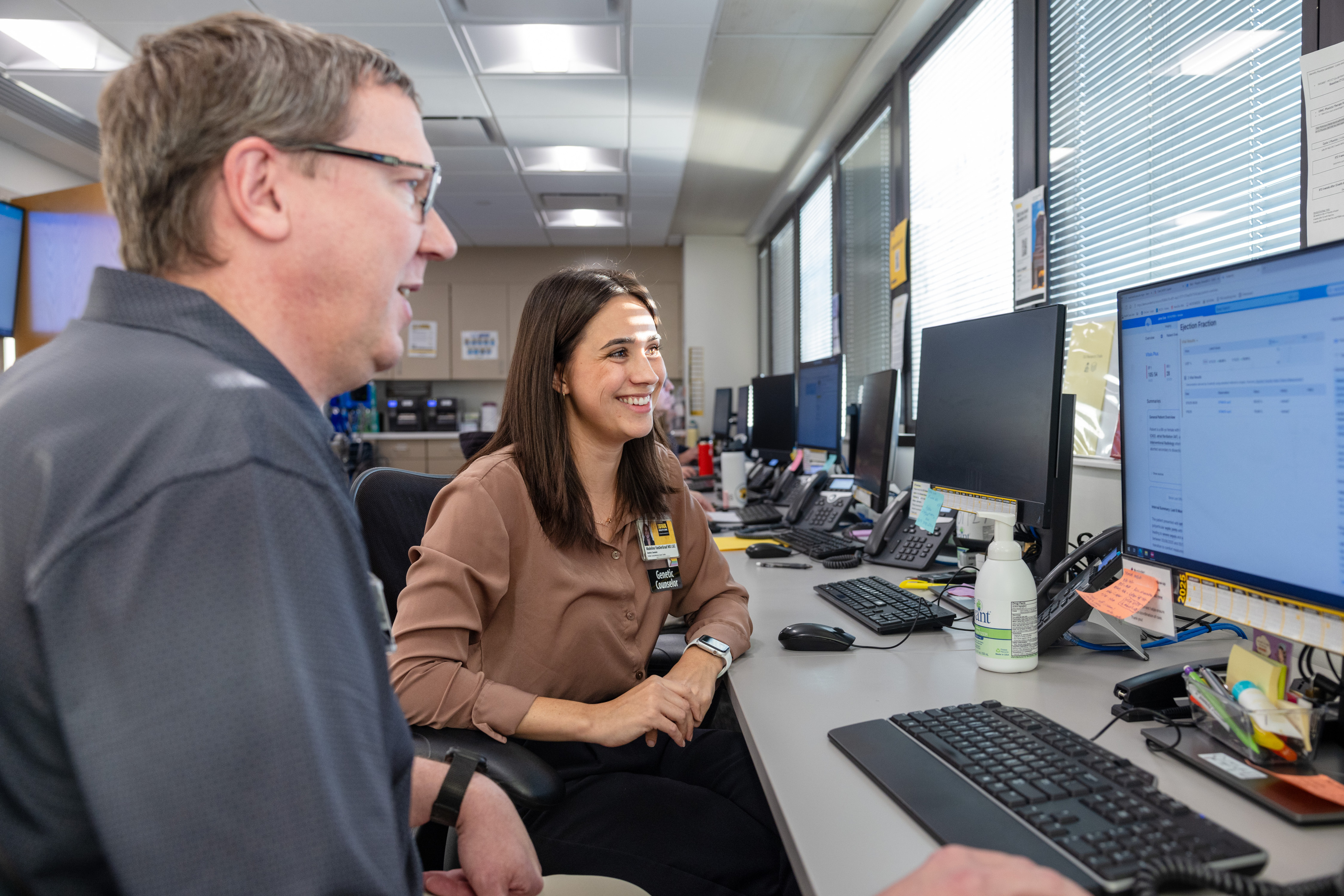 Nepple and VanDerGraaf collaborate on the grant 