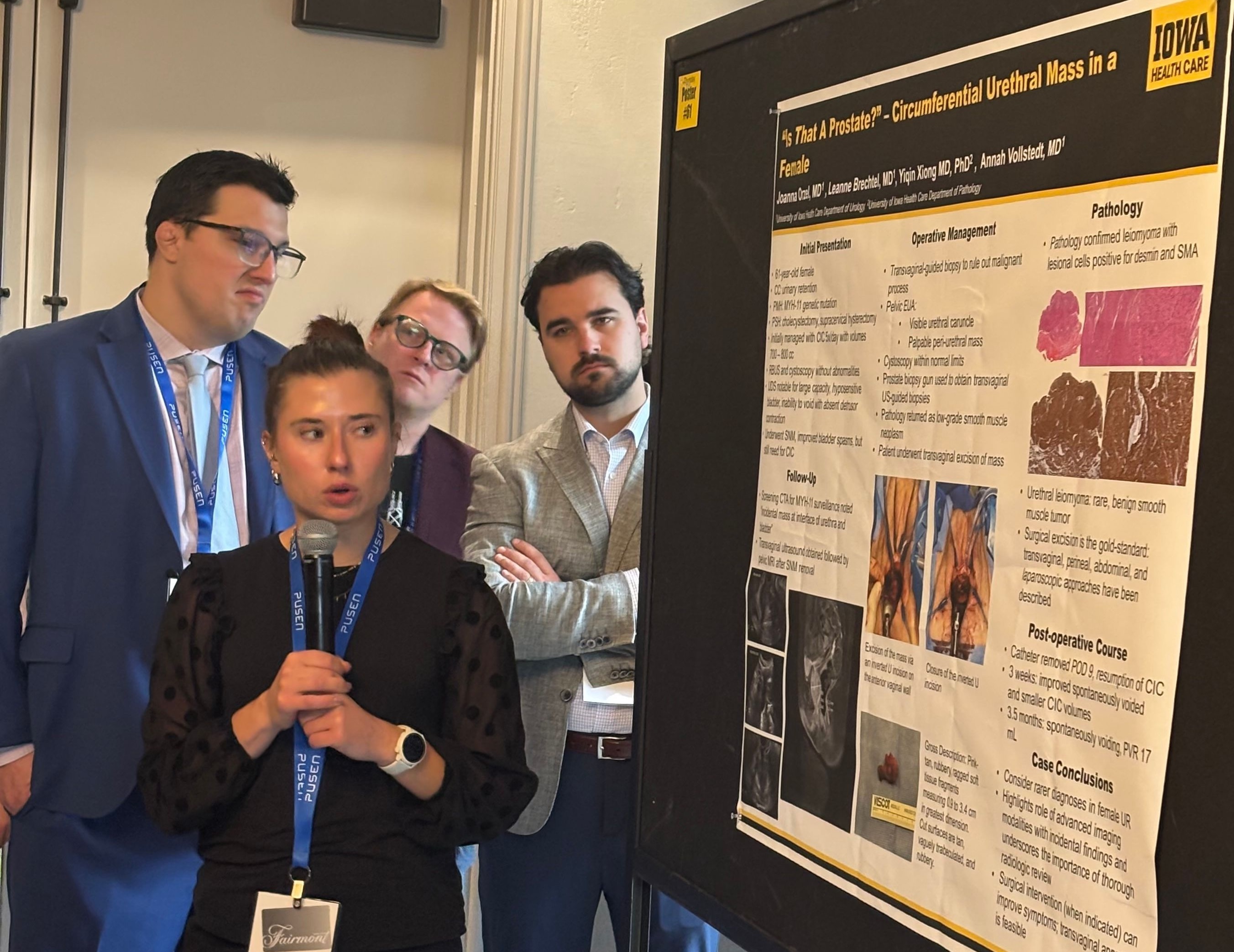 Dr. Joanna A. Orzel presents an abstract at NCS