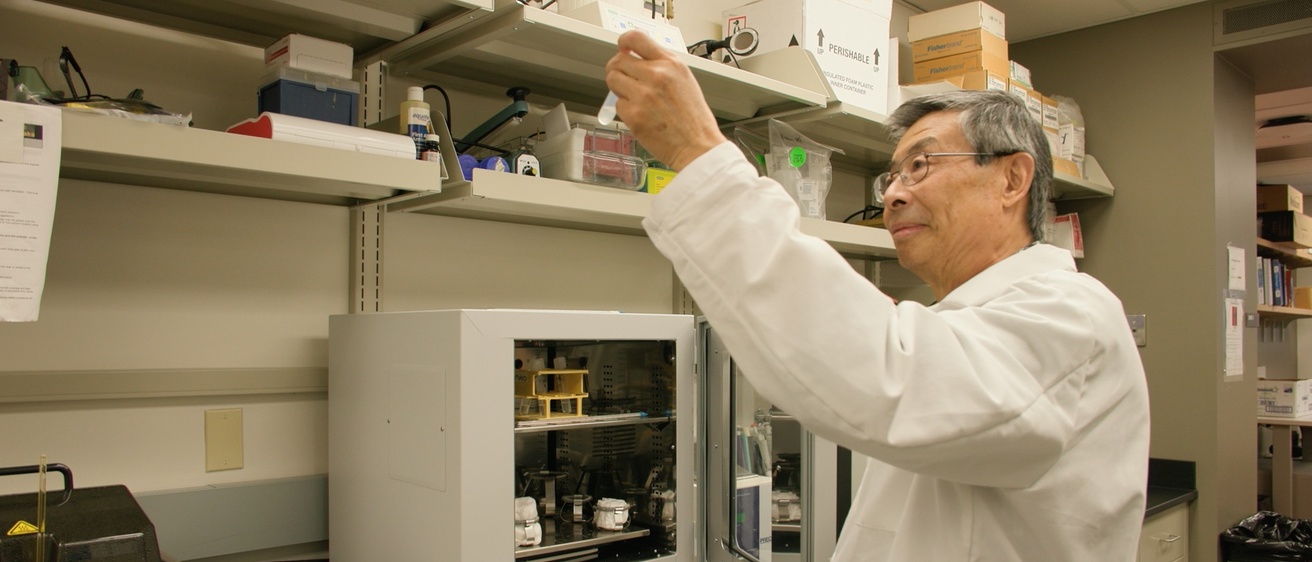 Researcher in a lab