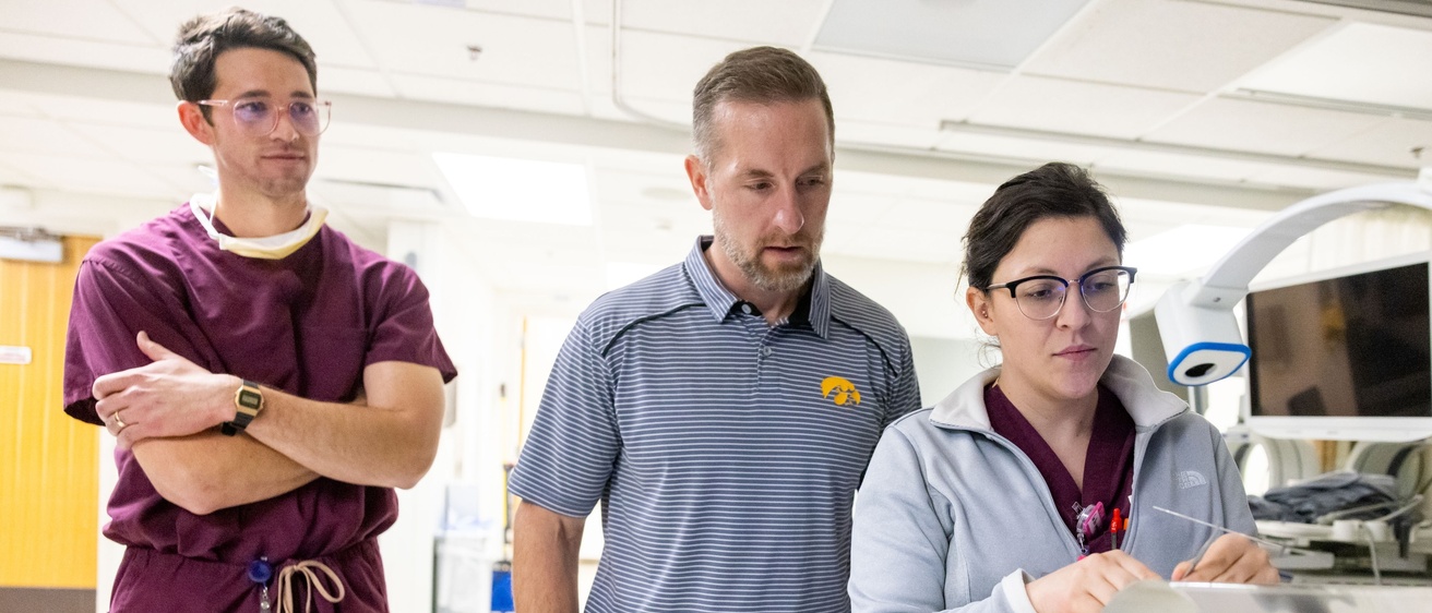 Resident physicians in training