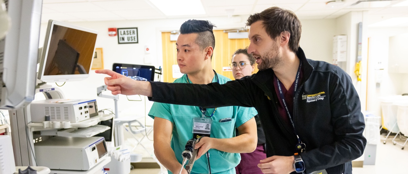Resident physicians in training
